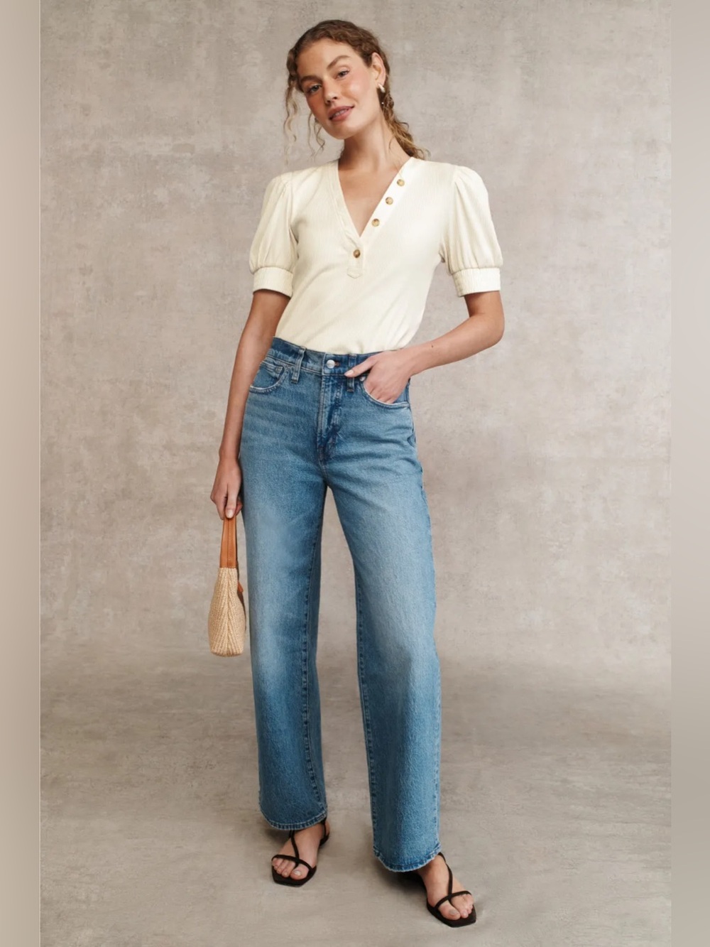 Derek Lam 10 Crosby - Heather Top - Size XS